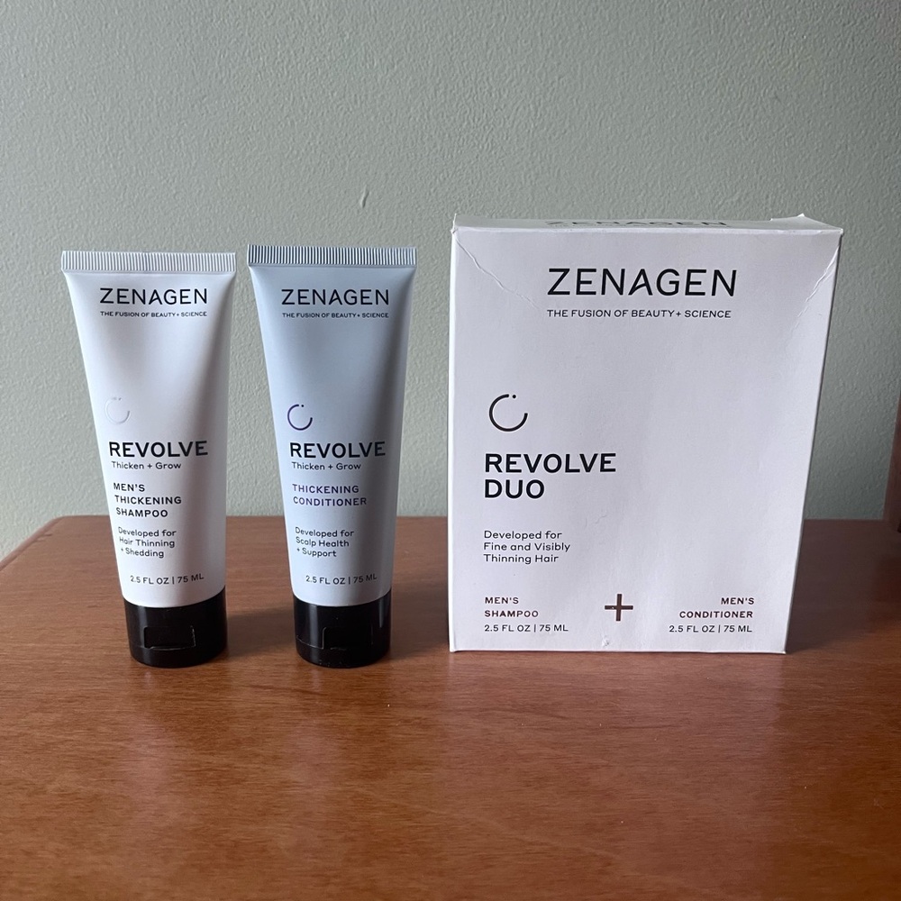Zenagen Revolve Men’s Shampoo and Conditioner for thinning hair